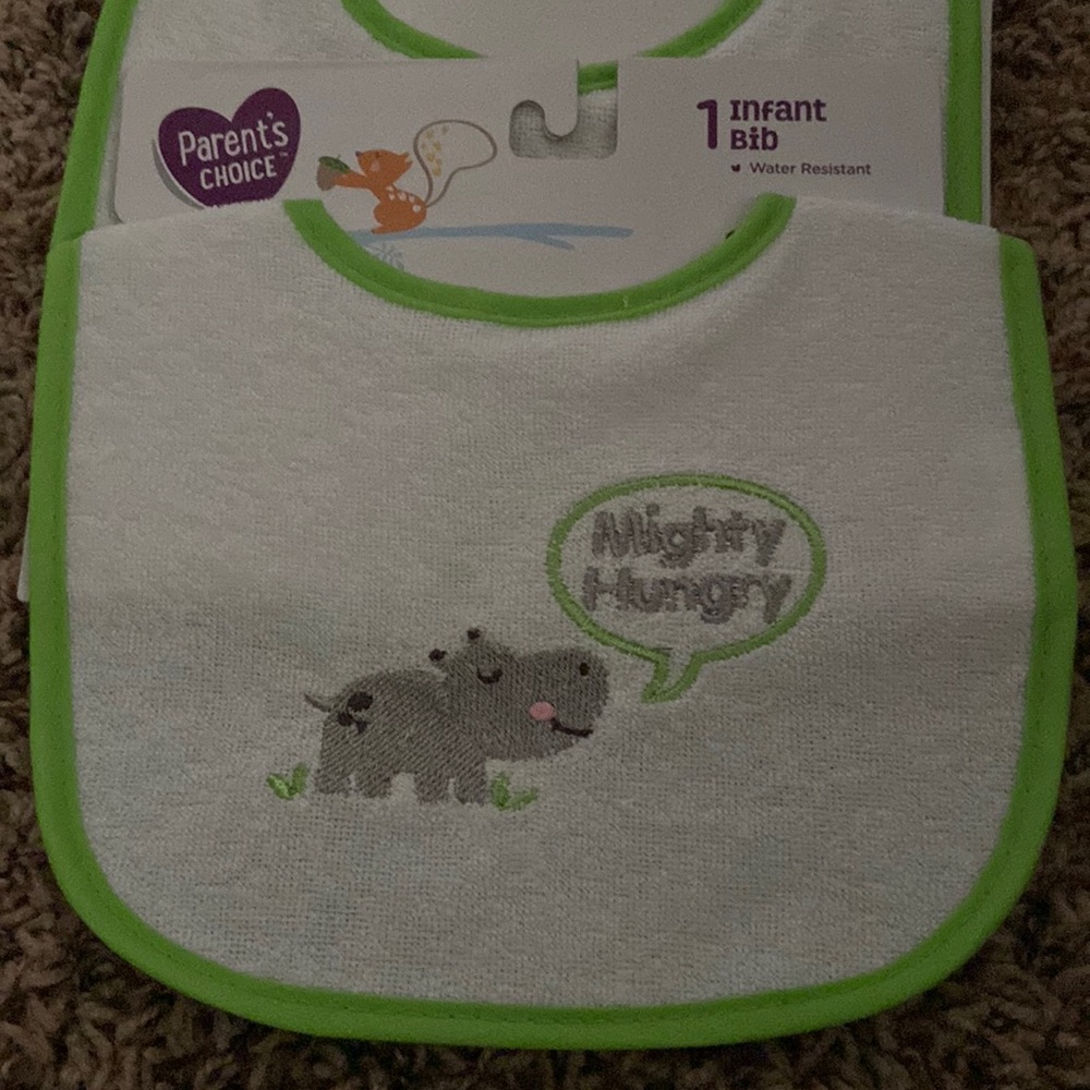 “Mighty Hungry” Infant Bib